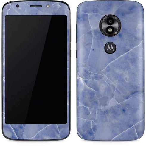 Crushed Blue Moto E5 Play Skin
